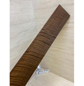 Орех Грецкий Волнистый Печёный 180гр заготовка накладки для электрогитары Радиал А Волна ААА 8.5х85х545 мм (Уценка-сучок)-18