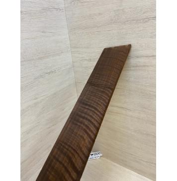 Орех Грецкий Волнистый Печёный 180гр заготовка накладки для электрогитары Радиал А Волна ААА 8.5х85х545 мм (Уценка-сучок)-21