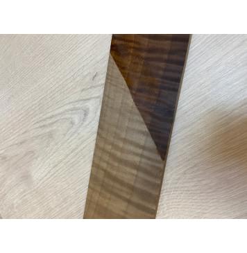 Орех Грецкий Волнистый Печёный 180гр заготовка накладки для электрогитары Радиал АА Волна АА 8.5х74х545 мм-6