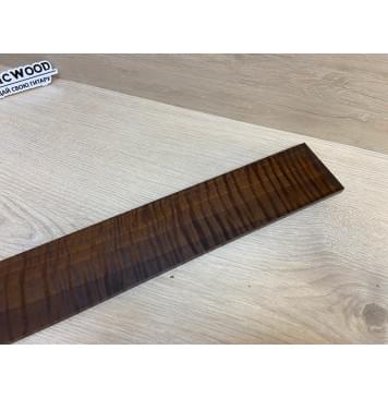 Орех Грецкий Волнистый Печёный 180гр заготовка накладки для электрогитары Радиал АА Волна АА 8.5х74х545 мм-18