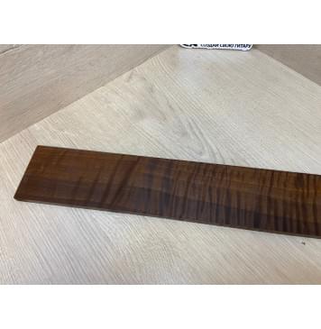 Орех Грецкий Волнистый Печёный 180гр заготовка накладки для электрогитары Радиал АА Волна АА 8.5х74х545 мм-12