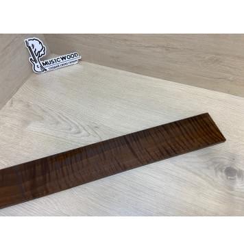 Орех Грецкий Волнистый Печёный 180гр заготовка накладки для электрогитары Радиал АА Волна АА 8.5х74х545 мм-17