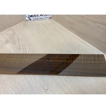 Орех Грецкий Волнистый Печёный 180гр заготовка накладки для электрогитары Радиал АА Волна А 8х75-72х535 мм-7