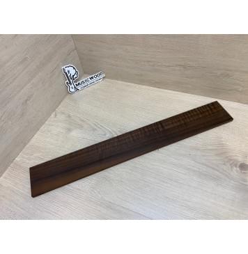 Орех Грецкий Волнистый Печёный 180гр заготовка накладки для электрогитары Радиал АА Волна А 8х75-72х535 мм-0