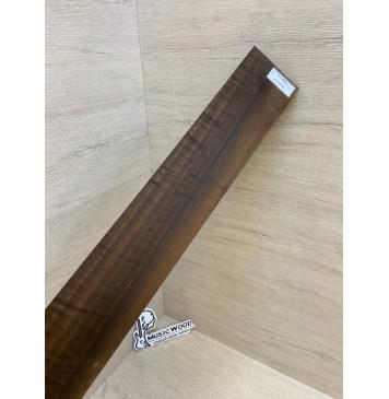 Орех Грецкий Волнистый Печёный 180гр заготовка накладки для электрогитары Радиал АА Волна А 8х75-72х535 мм-21