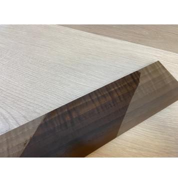 Орех Грецкий Волнистый Печёный 180гр заготовка накладки для электрогитары Радиал АА Волна А 8х75-72х535 мм-7