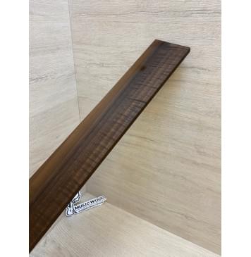 Орех Грецкий Волнистый Печёный 180гр заготовка накладки для электрогитары Радиал АА Волна А 8х75-72х535 мм-12