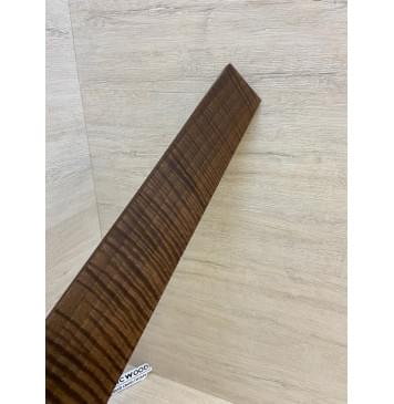 Орех Грецкий Волнистый Печёный 180гр заготовка накладки для электрогитары Радиал АА Волна ААА 8.5х83-60х540 мм-17