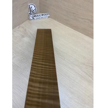 Орех Грецкий Волнистый Печёный 180гр заготовка накладки для электрогитары Радиал АА Волна ААА 8.5х83-60х540 мм-4