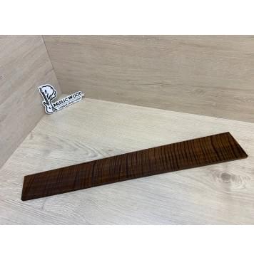 Орех Грецкий Волнистый Печёный 180гр заготовка накладки для электрогитары Радиал АА Волна ААА 8.5х83-60х540 мм-19