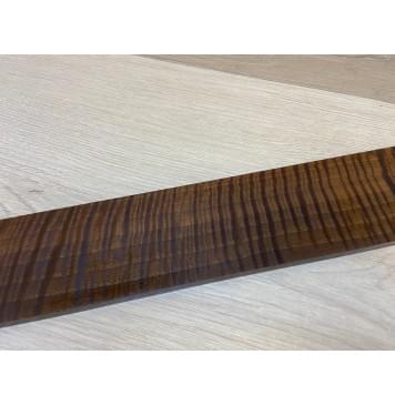 Орех Грецкий Волнистый Печёный 180гр заготовка накладки для электрогитары Радиал АА Волна ААА 8.5х83-60х540 мм-7