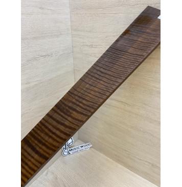 Орех Грецкий Волнистый Печёный 180гр заготовка накладки для электрогитары Радиал АА Волна ААА 8.5х83-60х540 мм-11