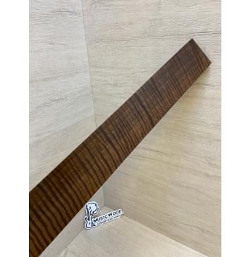 Орех Грецкий Волнистый Печёный 180гр заготовка накладки для электрогитары Радиал АА Волна ААА 8.5х83-60х540 мм-15