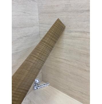 Орех Грецкий Волнистый Печёный 180гр заготовка накладки для электрогитары Радиал АА Волна ААА 8.5х82-60х540 мм-23