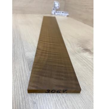 Орех Грецкий Волнистый Печёный 180гр заготовка накладки для электрогитары Радиал АА Волна ААА 8х83х550 мм-2