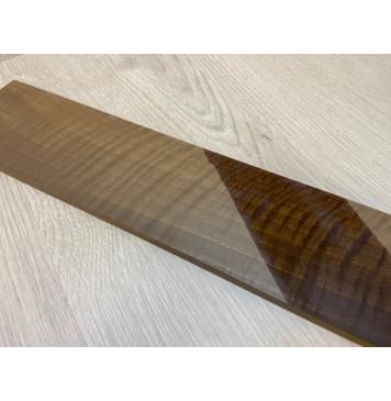 Орех Грецкий Волнистый Печёный 180гр заготовка накладки для электрогитары Радиал АА Волна ААА 8х83х550 мм-6