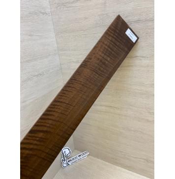 Орех Грецкий Волнистый Печёный 180гр заготовка накладки для электрогитары Радиал АА Волна ААА 8х83х550 мм-8