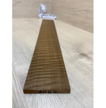 Орех Грецкий Волнистый Печёный 180гр заготовка накладки для электрогитары Радиал АА Волна ААА 8.5х75х545 мм-2