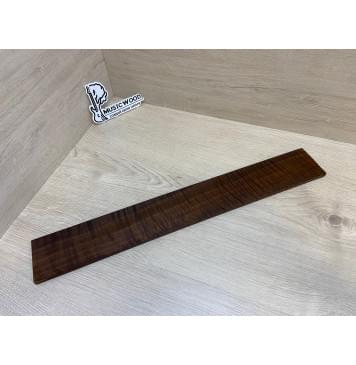 Орех Грецкий Волнистый Печёный 180гр заготовка накладки для электрогитары Радиал АА Волна ААА 8.5х75х545 мм-0