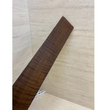 Орех Грецкий Волнистый Печёный 180гр заготовка накладки для электрогитары Радиал АА Волна ААА 8.5х75х545 мм-10