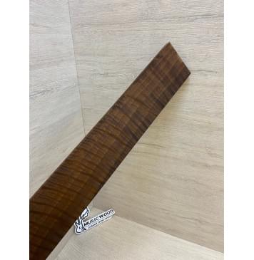 Орех Грецкий Волнистый Печёный 180гр заготовка накладки для электрогитары Радиал АА Волна ААА 8.5х75х545 мм-18