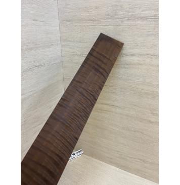 Орех Грецкий Волнистый Печёный 180гр заготовка накладки для электрогитары Радиал АА Волна ААА 8.5х75х545 мм-19