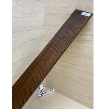 Орех Грецкий Волнистый Печёный 180гр заготовка накладки для электрогитары Радиал АА Волна ААА 8.5х82х550 мм-11