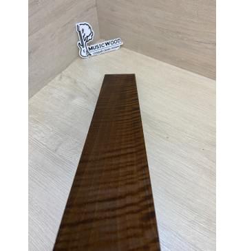 Орех Грецкий Волнистый Печёный 180гр заготовка накладки для электрогитары Радиал АА Волна ААА 8.5х82х550 мм-13