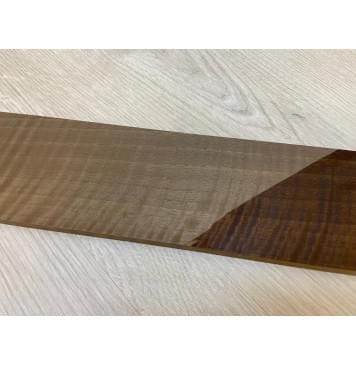 Орех Грецкий Волнистый Печёный 180гр заготовка накладки для электрогитары Радиал АА Волна ААА 8.5х82х550 мм-8