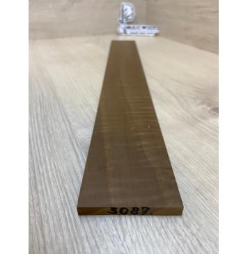 Орех Грецкий Волнистый Печёный 180гр заготовка накладки для электрогитары Смешанный ААА Волна АА 8х70-66х520 мм-2