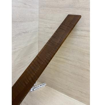 Орех Грецкий Волнистый Печёный 180гр заготовка накладки для электрогитары Смешанный ААА Волна АА 8х70-66х520 мм-10