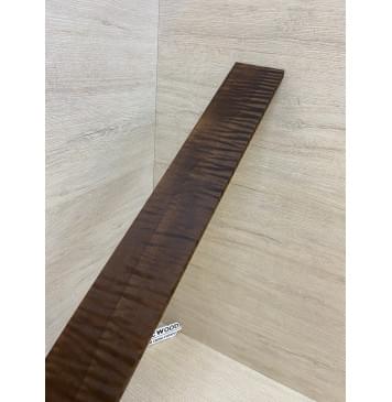 Орех Грецкий Волнистый Печёный 180гр заготовка накладки для электрогитары Смешанный ААА Волна АА 8х70-66х520 мм-7