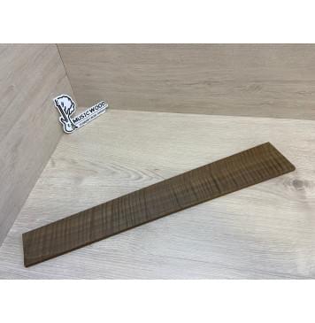 Орех Грецкий Волнистый Печёный 180гр заготовка накладки для электрогитары Радиал АА Волна ААА 9.5х84-60х540 мм-2