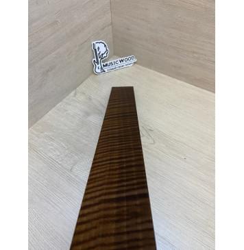 Орех Грецкий Волнистый Печёный 180гр заготовка накладки для электрогитары Радиал АА Волна ААА 9.5х84-60х540 мм-9