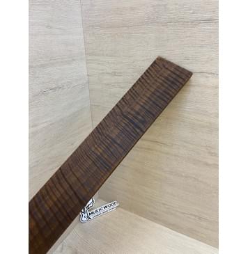 Орех Грецкий Волнистый Печёный 180гр заготовка накладки для электрогитары Радиал АА Волна ААА 9.5х84-60х540 мм-19