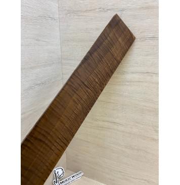 Орех Грецкий Волнистый Печёный 180гр заготовка накладки для электрогитары Смешанный ААА Волна ААА 8.5х82х540 мм-11