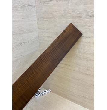 Орех Грецкий Волнистый Печёный 180гр заготовка накладки для электрогитары Смешанный ААА Волна ААА 8.5х82х540 мм-13