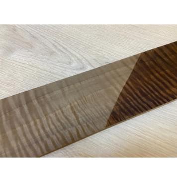 Орех Грецкий Волнистый Печёный 180гр заготовка накладки для электрогитары Смешанный ААА Волна ААА 8.5х82х540 мм-7