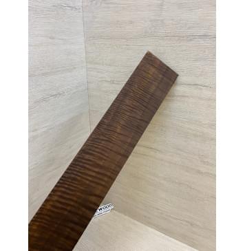 Орех Грецкий Волнистый Печёный 180гр заготовка накладки для электрогитары Смешанный ААА Волна ААА 8.5х82х540 мм-15