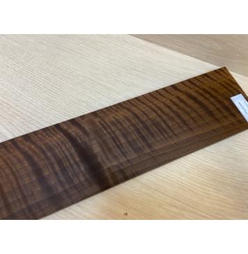 Орех Грецкий Волнистый Печёный 180гр заготовка накладки для электрогитары Радиал АА Волна ААА 8.5х85х545 мм-9