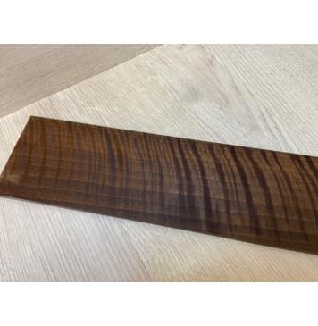 Орех Грецкий Волнистый Печёный 180гр заготовка накладки для электрогитары Радиал АА Волна ААА 8.5х85х545 мм-6