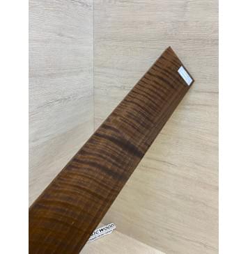 Орех Грецкий Волнистый Печёный 180гр заготовка накладки для электрогитары Радиал АА Волна ААА 8.5х85х545 мм-11