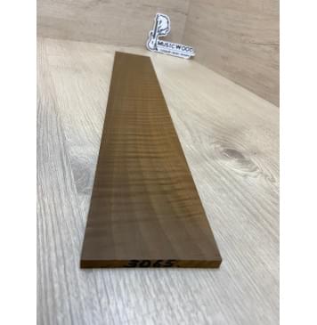 Орех Грецкий Волнистый Печёный 180гр заготовка накладки для электрогитары Радиал АА Волна АА 7.5х83х550 мм-3