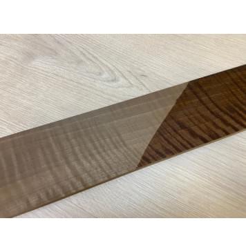 Орех Грецкий Волнистый Печёный 180гр заготовка накладки для электрогитары Радиал АА Волна АА 7.5х83х550 мм-8