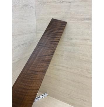 Орех Грецкий Волнистый Печёный 180гр заготовка накладки для электрогитары Радиал АА Волна АА 7.5х83х550 мм-11