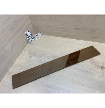 Орех Грецкий Волнистый Печёный 180гр заготовка накладки для электрогитары Радиал АА Волна А 8.5х77х550 мм-10