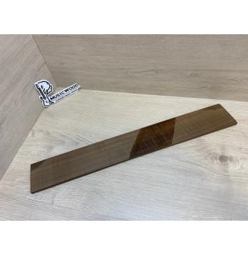 Орех Грецкий Волнистый Печёный 180гр заготовка накладки для электрогитары Радиал АА Волна А 8.5х77х550 мм-15