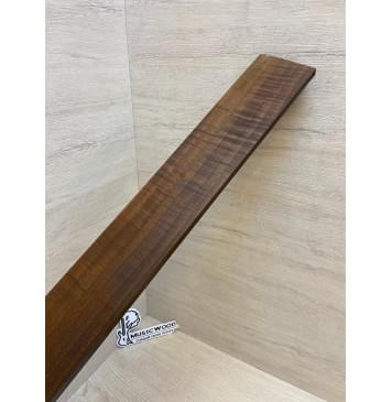 Орех Грецкий Волнистый Печёный 180гр заготовка накладки для электрогитары Радиал АА Волна А 8.5х77х550 мм-11