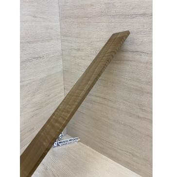 Орех Грецкий Волнистый Печёный 180гр заготовка накладки для электрогитары Смешанный ААА Волна А 8.5х72-57х535 мм-9