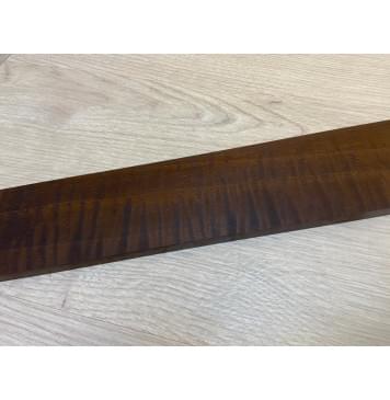 Орех Грецкий Волнистый Печёный 180гр заготовка накладки для электрогитары Смешанный ААА Волна А 8.5х72-57х535 мм-10